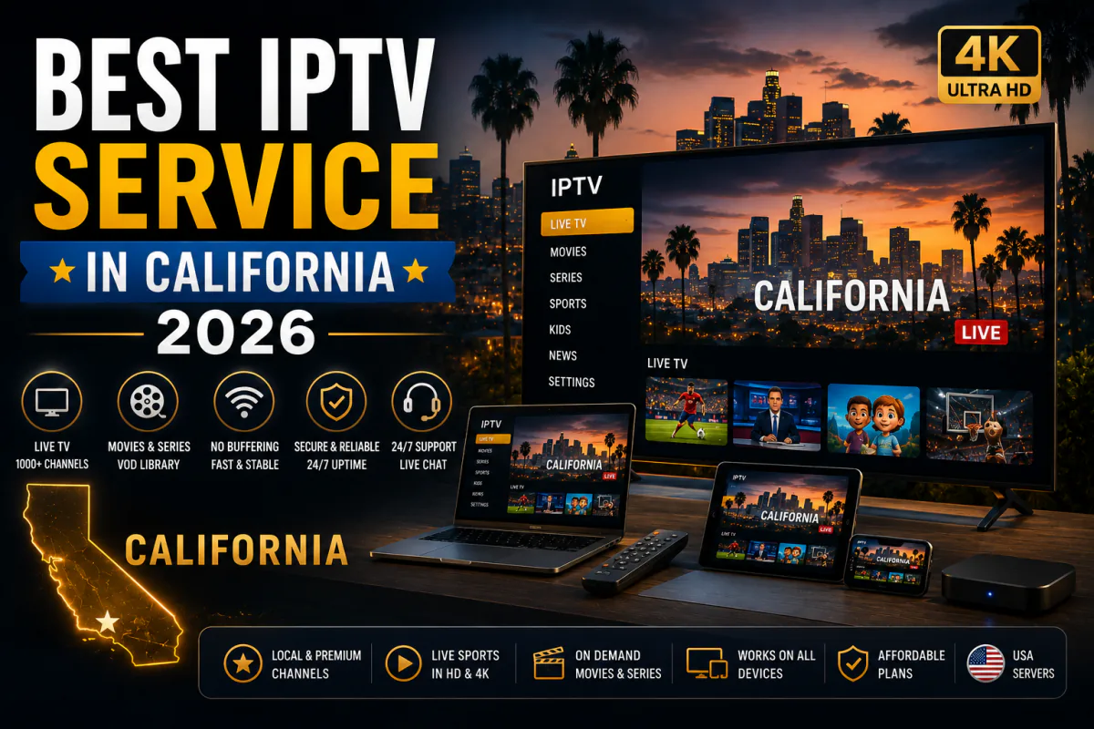 Best IPTV service in California 2026