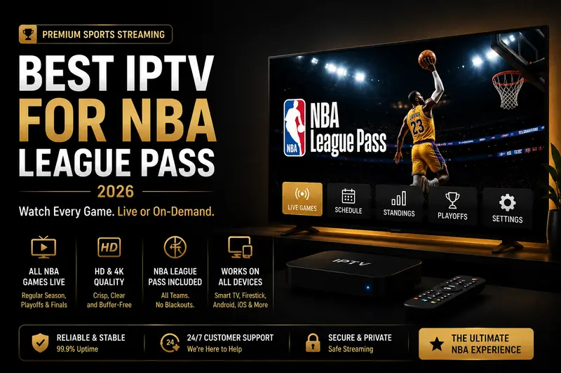 Best IPTV for NBA League Pass 2026 - watch every NBA game with no blackouts in 4K