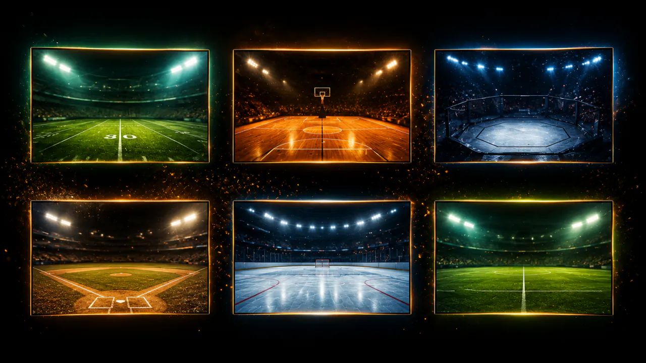 IPTV sports channels USA - NFL NBA UFC MLB NHL and soccer all in one subscription